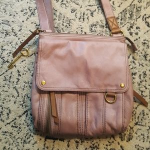 Purple Fossil Crossbody